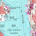 United States Geological Survey New London, CT-NY (1958, 24000-Scale) digital map