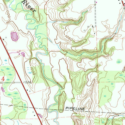 United States Geological Survey New London, OH (1960, 24000-Scale) digital map