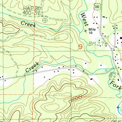 United States Geological Survey New London, WA (1990, 24000-Scale) digital map
