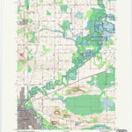 United States Geological Survey New London, WI (1992, 24000-Scale) digital map