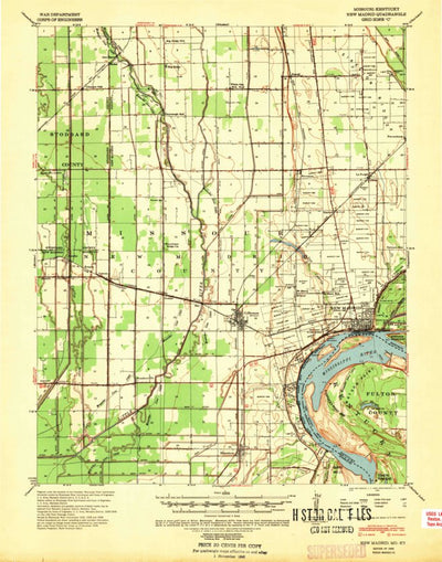United States Geological Survey New Madrid, MO-KY (1939, 62500-Scale) digital map
