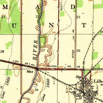 United States Geological Survey New Madrid, MO-KY (1939, 62500-Scale) digital map