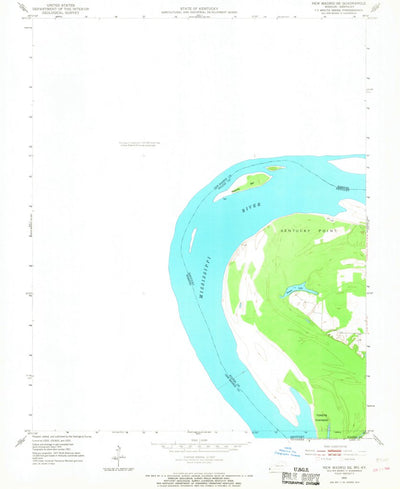 United States Geological Survey New Madrid, MO-KY (1951, 24000-Scale) digital map