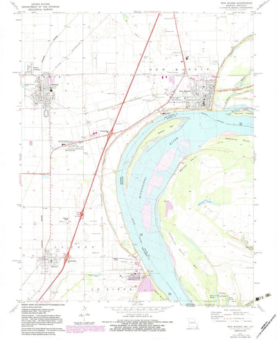 United States Geological Survey New Madrid, MO-KY (1971, 24000-Scale) digital map