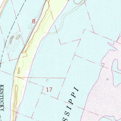 United States Geological Survey New Madrid, MO-KY (1971, 24000-Scale) digital map