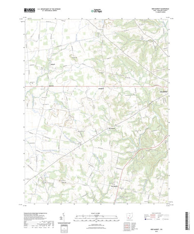 United States Geological Survey New Market, OH (2023, 24000-Scale) digital map
