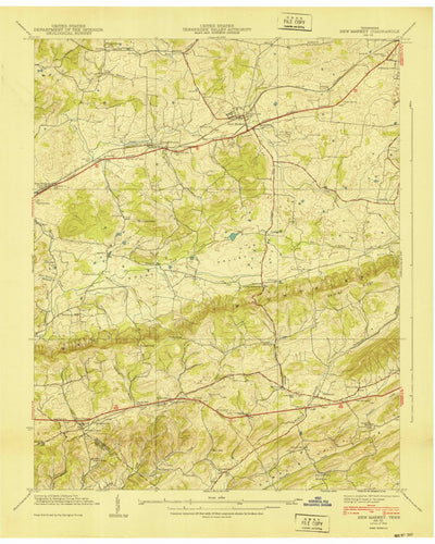 United States Geological Survey New Market, TN (1940, 24000-Scale) digital map