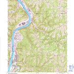 United States Geological Survey New Martinsville, WV-OH (1994, 24000-Scale) digital map