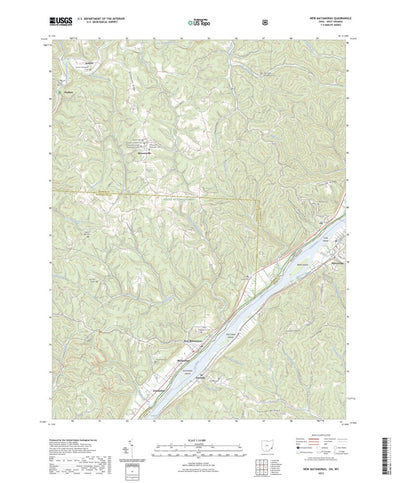 United States Geological Survey New Matamoras, OH (2023, 24000-Scale) digital map