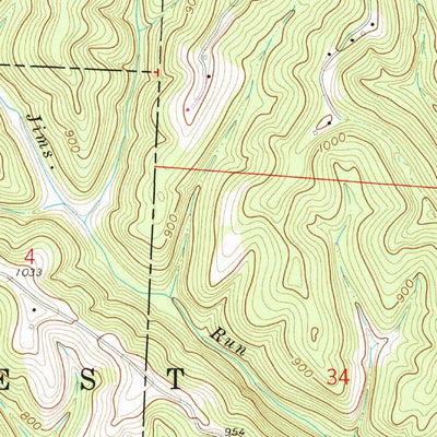 United States Geological Survey New Matamoras, OH-WV (1960, 24000-Scale) digital map