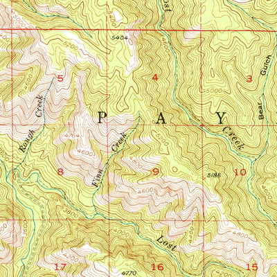 United States Geological Survey New Meadows, ID (1954, 62500-Scale) digital map
