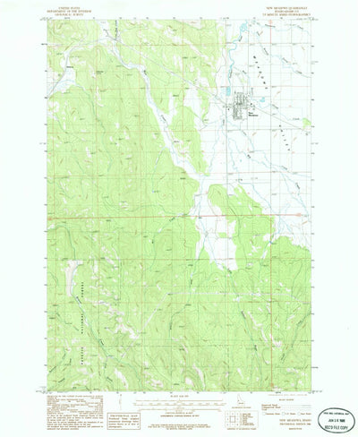 United States Geological Survey New Meadows, ID (1986, 24000-Scale) digital map