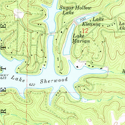 United States Geological Survey New Melle, MO (1972, 24000-Scale) digital map