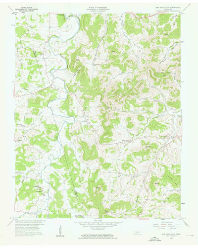 United States Geological Survey New Middleton, TN (1958, 24000-Scale) digital map