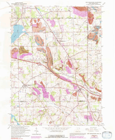 United States Geological Survey New Middletown, OH-PA (1963, 24000-Scale) digital map
