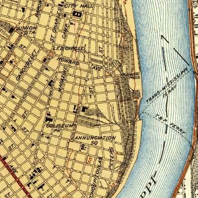 United States Geological Survey New Orleans East, LA (1939, 31680-Scale) digital map