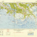 United States Geological Survey New Orleans, LA (1945, 250000-Scale) digital map
