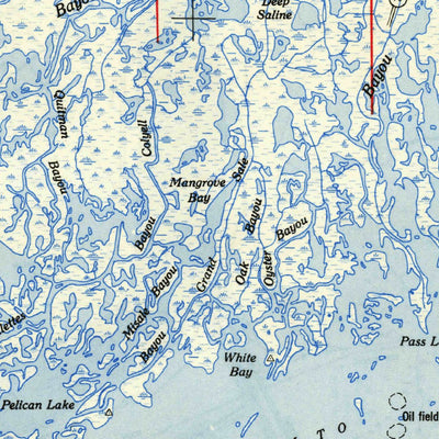 United States Geological Survey New Orleans, LA (1945, 250000-Scale) digital map