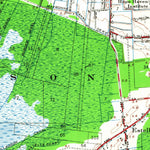 United States Geological Survey New Orleans, LA (1950, 62500-Scale) digital map