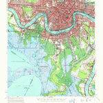 United States Geological Survey New Orleans, LA (1967, 62500-Scale) digital map