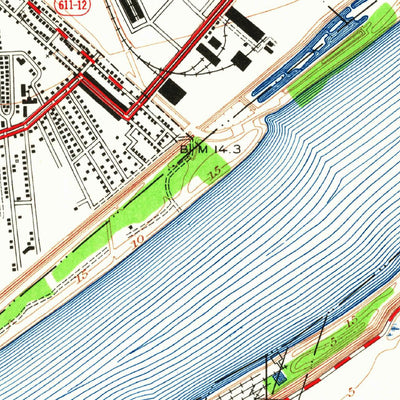 United States Geological Survey New Orleans West, LA (1951, 24000-Scale) digital map