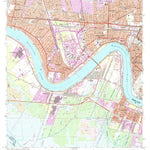 United States Geological Survey New Orleans West, LA (1965, 24000-Scale) digital map
