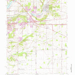 United States Geological Survey New Paris, OH-IN (1960, 24000-Scale) digital map