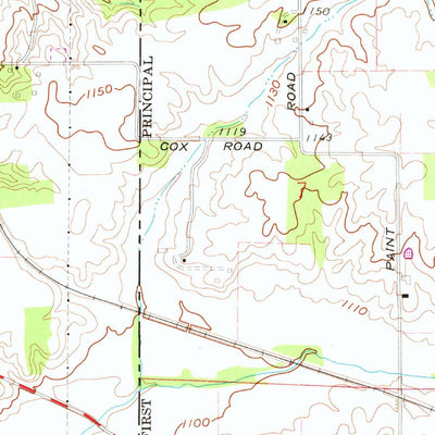 United States Geological Survey New Paris, OH-IN (1960, 24000-Scale) digital map