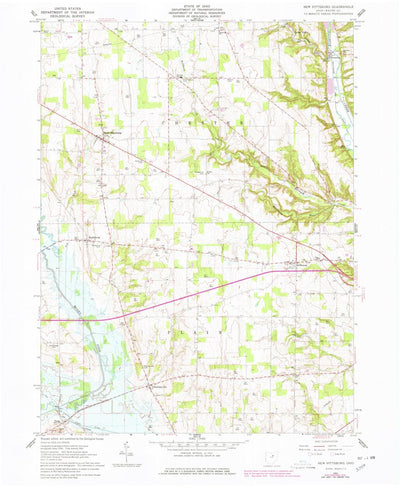 United States Geological Survey New Pittsburg, OH (1961, 24000-Scale) digital map