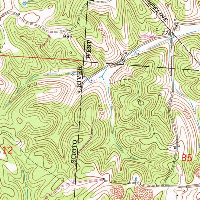 United States Geological Survey New Plymouth, OH (1961, 24000-Scale) digital map