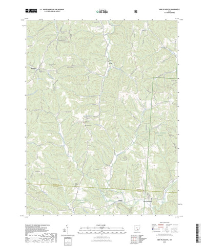 United States Geological Survey New Plymouth, OH (2023, 24000-Scale) digital map