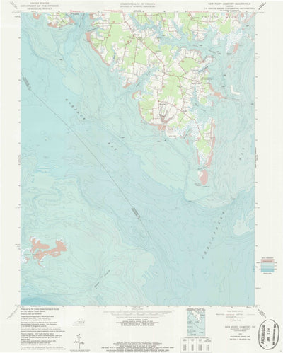United States Geological Survey New Point Comfort, VA (1964, 24000-Scale) digital map
