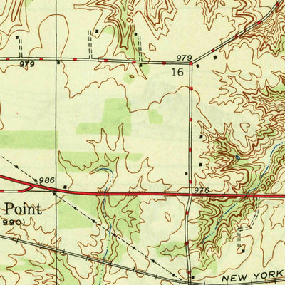 United States Geological Survey New Point, IN (1946, 24000-Scale) digital map