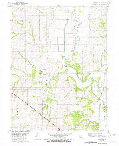 United States Geological Survey New Point, MO (1981, 24000-Scale) digital map