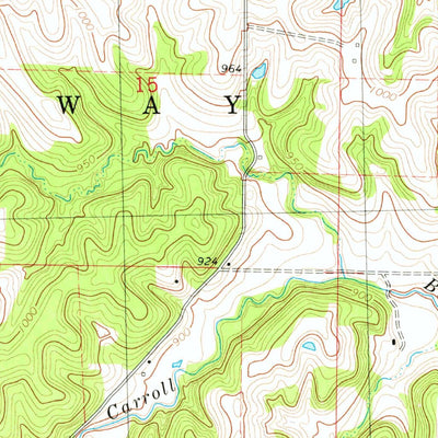 United States Geological Survey New Point, MO (1981, 24000-Scale) digital map