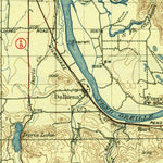 United States Geological Survey New Port, WA-ID (1942, 125000-Scale) digital map