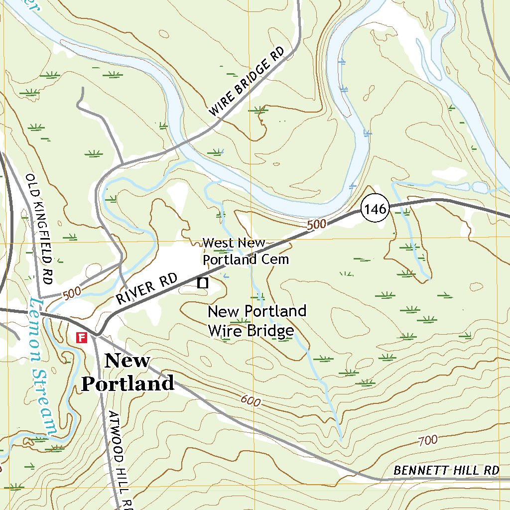 Portland Geologic Map New Portland, ME (2021, 24000-Scale) Map by United States Geological ...