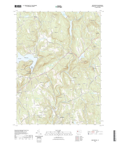 United States Geological Survey New Preston, CT (2021, 24000-Scale) digital map