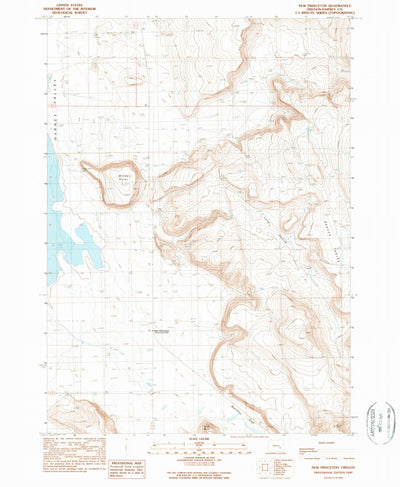 United States Geological Survey New Princeton, OR (1990, 24000-Scale) digital map