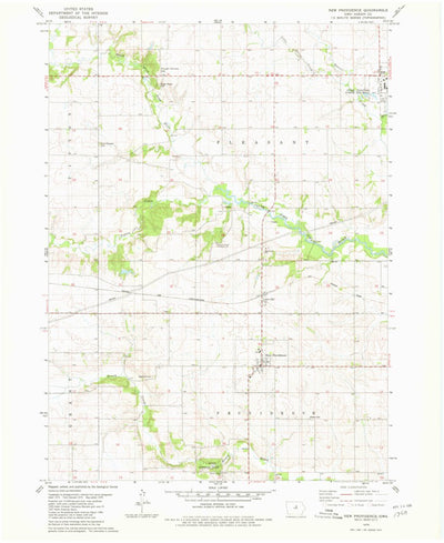 United States Geological Survey New Providence, IA (1979, 24000-Scale) digital map