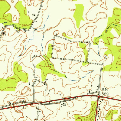 United States Geological Survey New Providence, TN (1951, 24000-Scale) digital map
