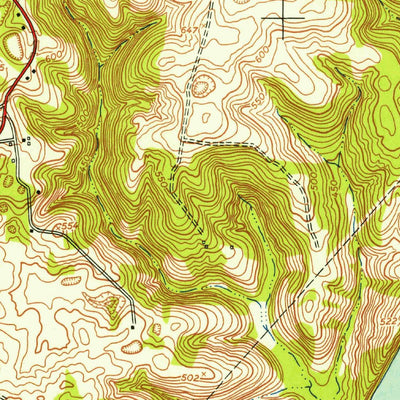 United States Geological Survey New Providence, TN (1951, 24000-Scale) digital map