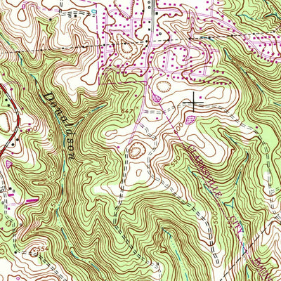 United States Geological Survey New Providence, TN (1957, 24000-Scale) digital map