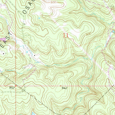 United States Geological Survey New Prue, OK (1966, 24000-Scale) digital map