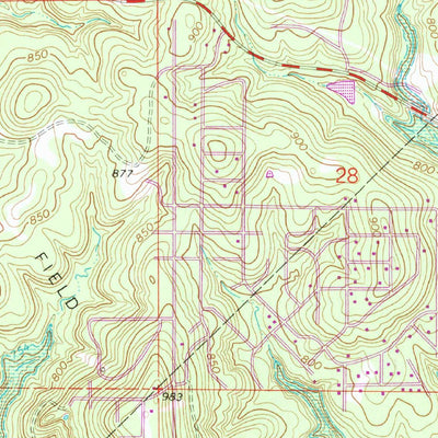 United States Geological Survey New Prue, OK (1966, 24000-Scale) digital map