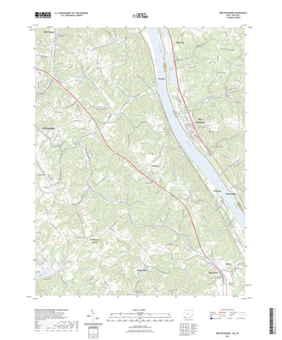 United States Geological Survey New Richmond, OH (2023, 24000-Scale) digital map