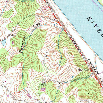 United States Geological Survey New Richmond, OH-KY (1953, 24000-Scale) digital map