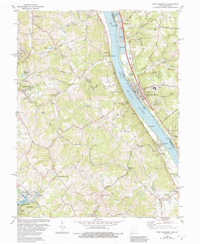 United States Geological Survey New Richmond, OH-KY (1981, 24000-Scale) digital map