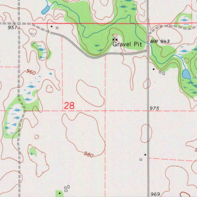 United States Geological Survey New Richmond South, WI (1974, 24000-Scale) digital map
