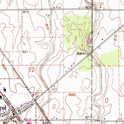 United States Geological Survey New Riegel, OH (1960, 24000-Scale) digital map